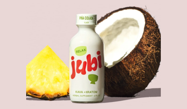 Jubi Piña Colada Relax Shot - Kava & Kratom Relaxation Shot