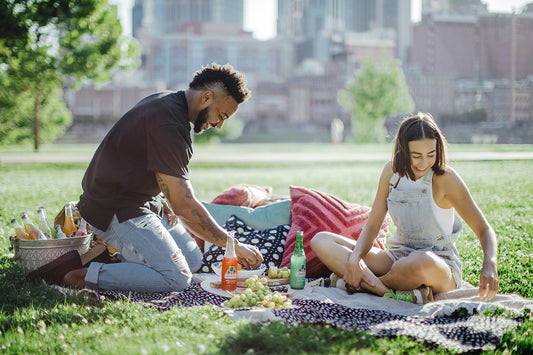 A picnic in a community park