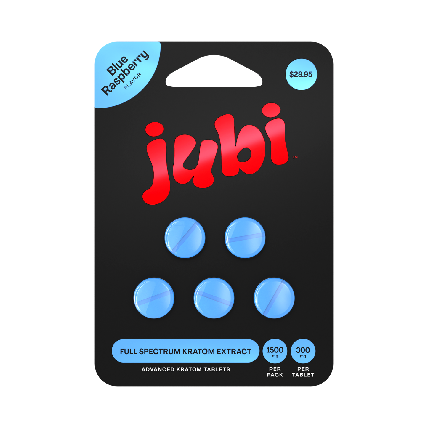 Jubi Full Spectrum Kratom Extract Tablets – 1500MG | 5CT