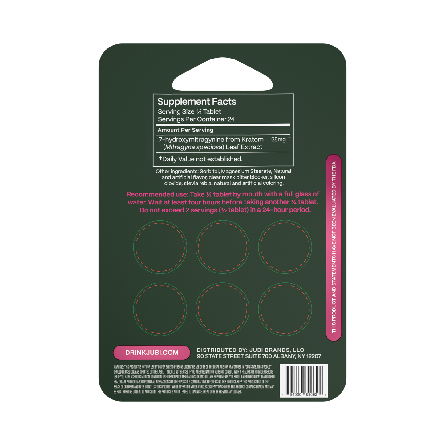 7OH 100mg Chewable Tablets