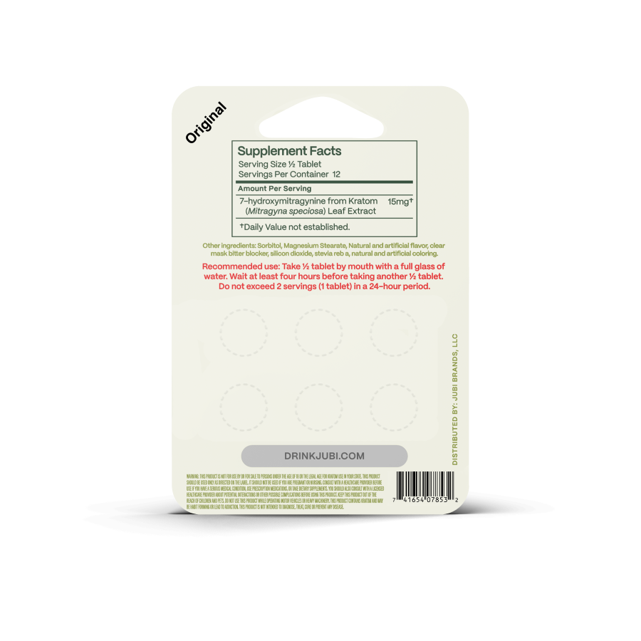 7oh Extract - 30mg Chewable Single Pack Tablet