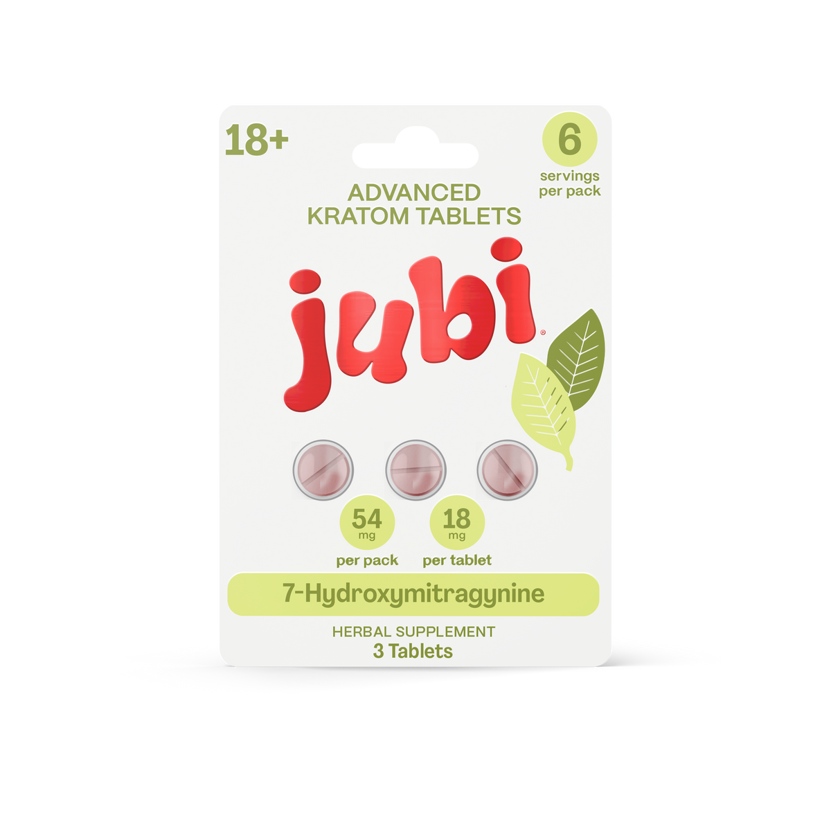 🎁 Jubi 7OH Advanced Kratom Tablets 18mg - Precise, Portable 7-Hydroxymitragynine (100% off)