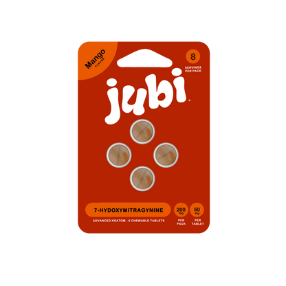 🎁 Jubi 7OH 50mg Chewable Tablets - Precise, Portable 7-Hydroxymitragynine Extract (100% off)