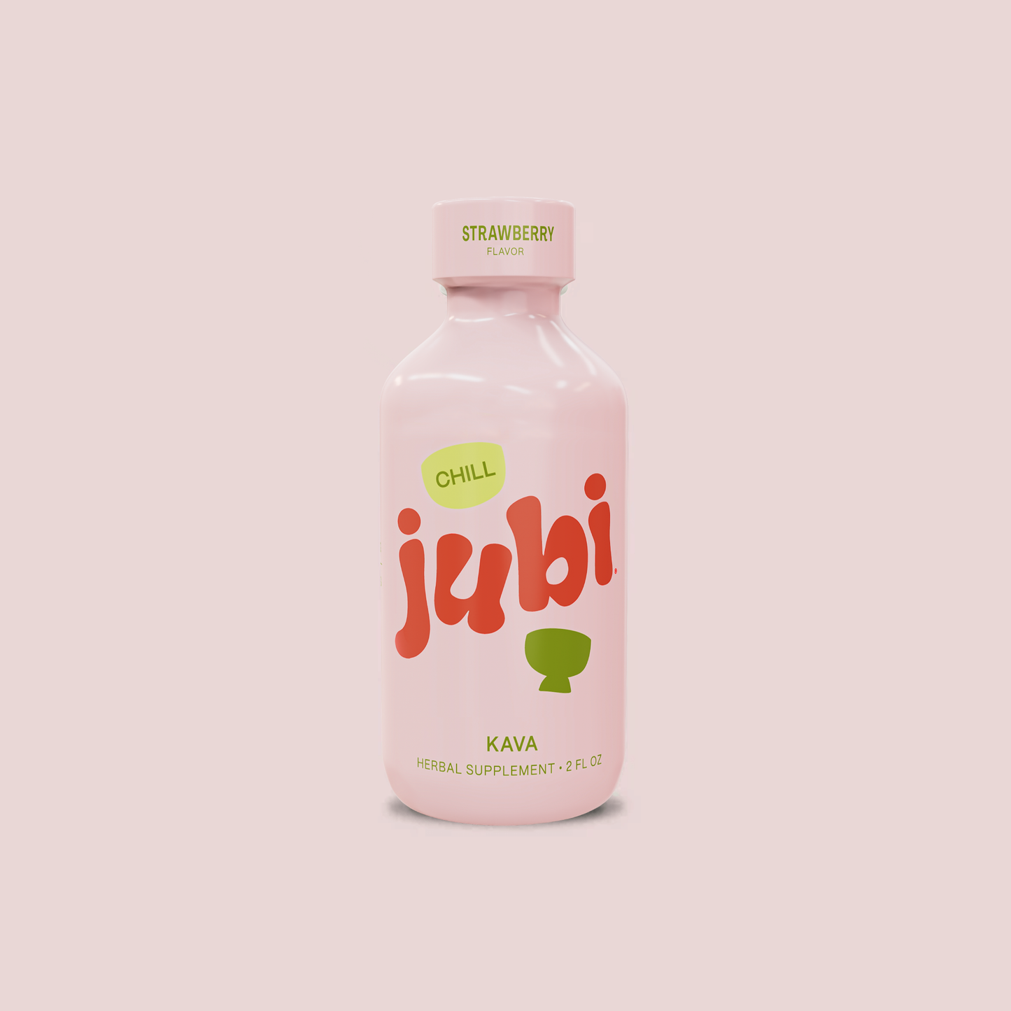 Jubi Kava Chill Strawberry bottle