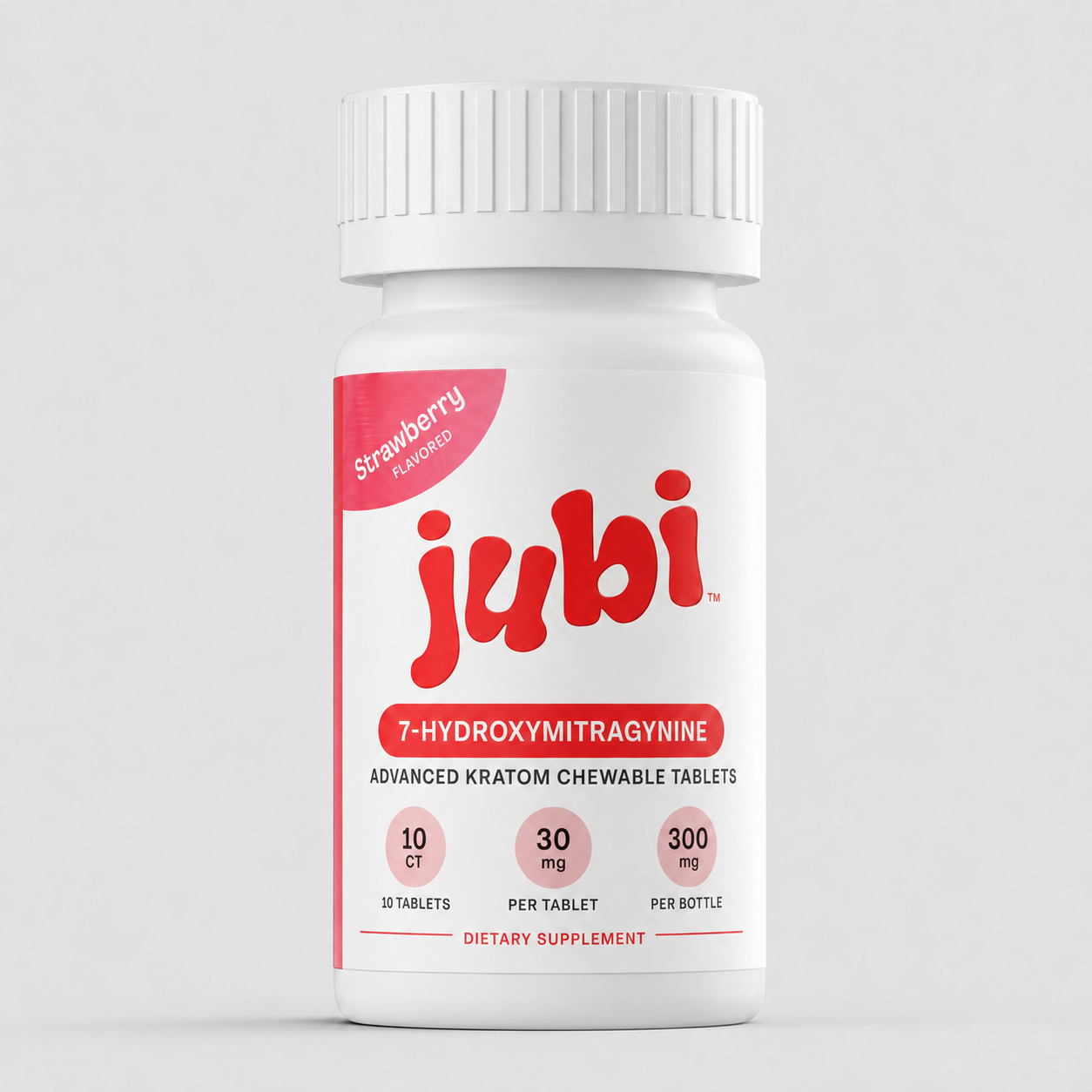 Jubi 7-Hydroxymitragynine Chewable Tablets – 10CT | 30MG Per Tablet | 300MG Total