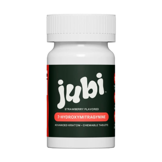 Jubi 7OH 10CT 100mg Chewable Tablets - Premium 7-Hydroxymitragynine Extract Chewables Tablets Bottle