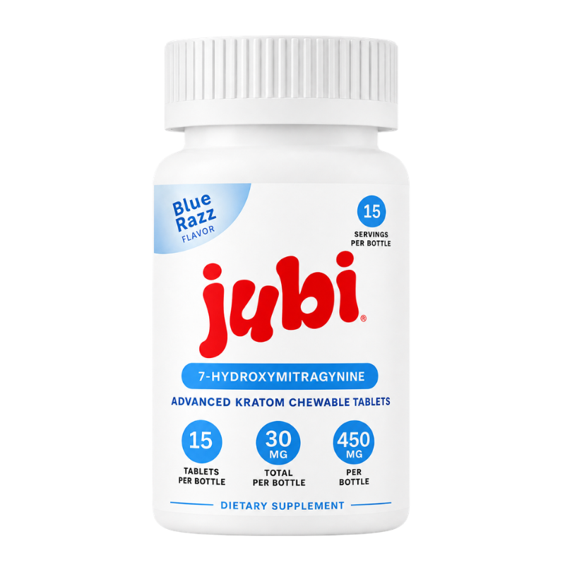 Jubi 7-Hydroxymitragynine Chewable Tablets – 15CT | 30MG Per Tablet | 450MG Total