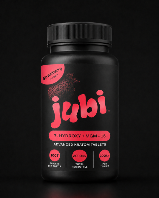 Jubi 7-Hydroxy + MGM-15 — 10CT 3000MG Bottle