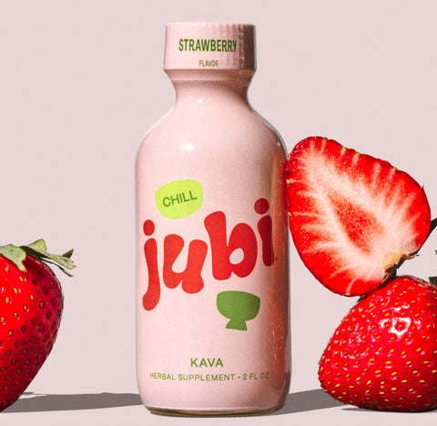 Jubi Strawberry Chill Kava Shot: The Best Tasting Kava Shot!